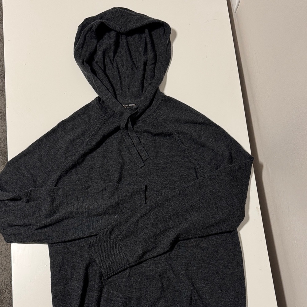 Banana Republic Charcoal Merino Wool Sweater